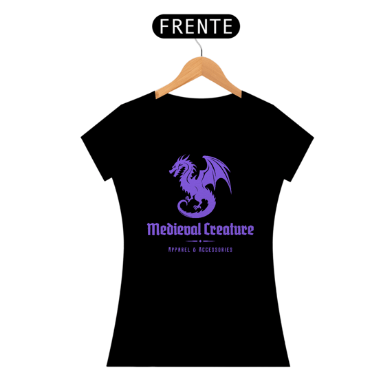 Camisa (FEM) baby long - Dragon Purple