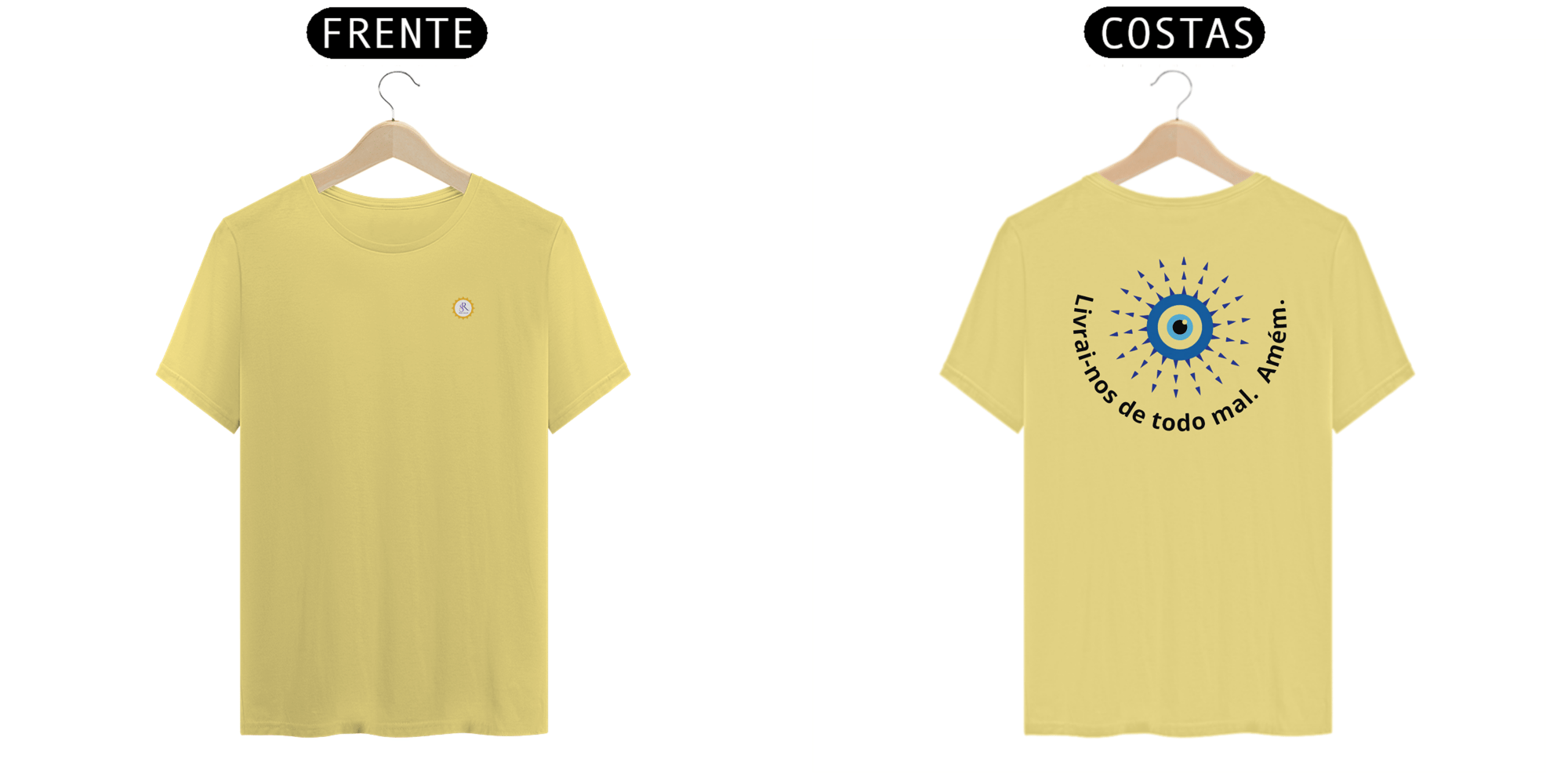 T-SHIRT ESTONADA UNISSEX - OLHO GREGO - COLEÇÃO ZEN