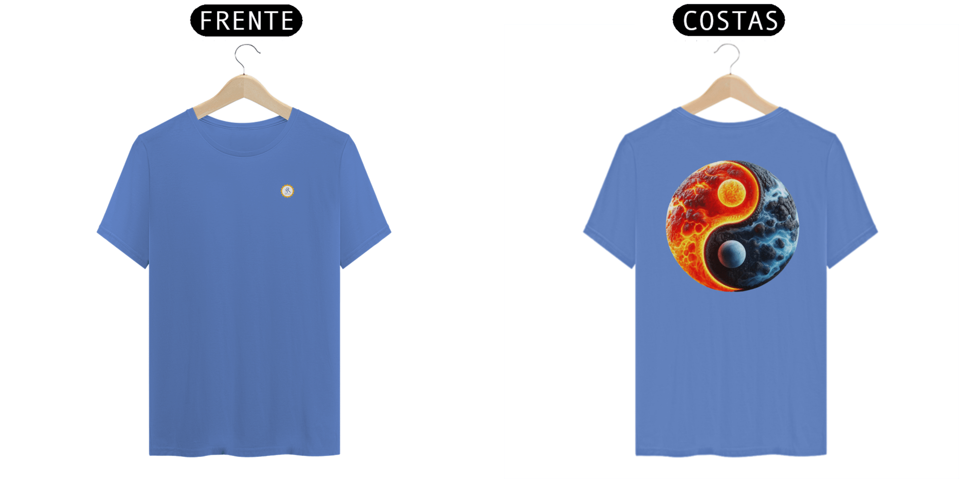 T-SHIRT ESTONADA UNISSEX - YING YANG - COLEÇÃO ARQUÉTIPOS