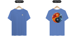 T-SHIRT ESTONADA UNISSEX - YING YANG - COLEÇÃO ARQUÉTIPOS