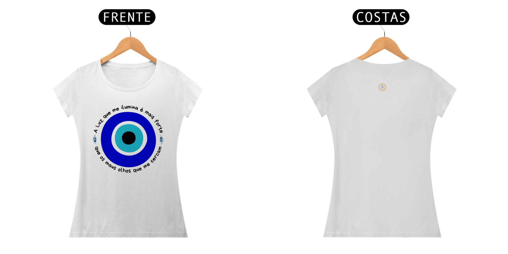 CAMISETA FEM BABY LONG PIMA - OLHO GREGO - COLEÇÃO ZEN