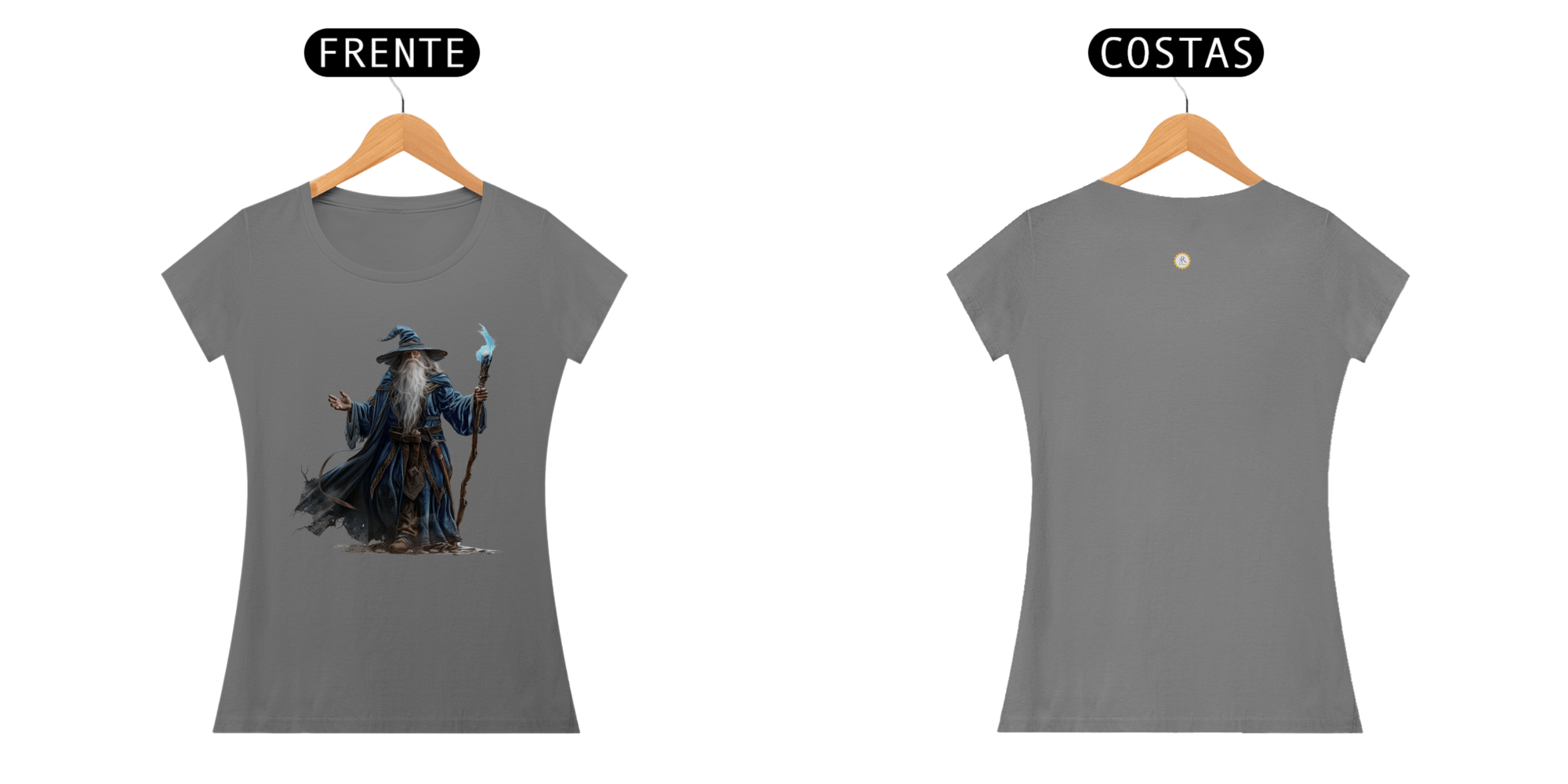 CAMISETA FEM BABY LONG ESTONADA - MAGO - COLEÇÃO MAGIA