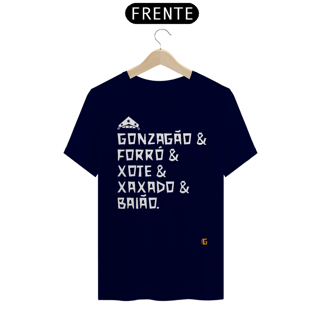 Nome do produto Camisa Masculina Gonzagão & Forró - Texto Branco