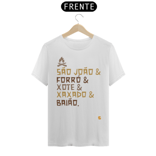 Nome do produto Camisa Masculina São João & Forró - Texto Original