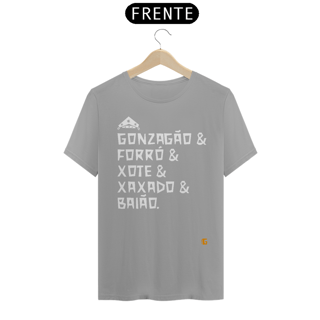 Nome do produto Camisa Masculina Gonzagão & Forró - Texto Branco