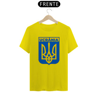 Nome do produto Brasão Bandeira Ucrânia | Camiseta Bandeira Países