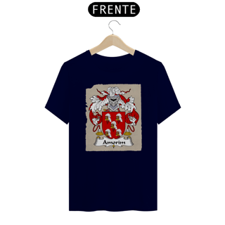 Nome do produto Camiseta Brasão Família Amorim Heráldica  Sobrenomes Símbolo