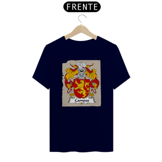 Nome do produto Camiseta Brasão Família Campos Sobrenomes Símbolos