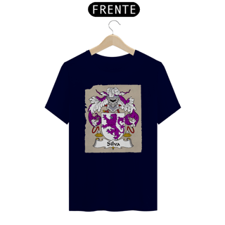 Nome do produto  Brasão Família Silva Origem Sobrenome Camiseta 