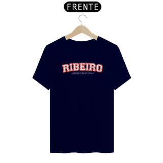 Nome do produto Sobrenome Ribeiro Camiseta Letra Colegial Vintage Retro
