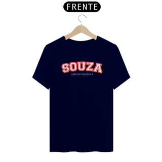 Nome do produto Sobrenome Família Souza Camiseta Colegial Vintage Retro