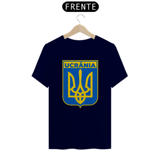 Nome do produto Brasão Bandeira Ucrânia | Camiseta Bandeira Países