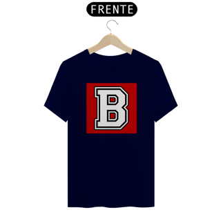 Nome do produto Letra B Alfabeto Camiseta 100% Algodão