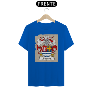 Nome do produto Camiseta Brasão Alvares Sobrenomes Famílias 