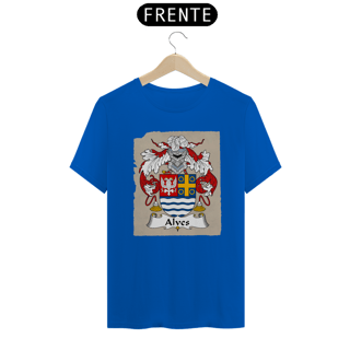 Nome do produto Camiseta Brasão Família Alves Sobrenomes Heráldica 