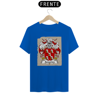 Nome do produto Camiseta Brasão Família Amorim Heráldica  Sobrenomes Símbolo