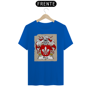 Nome do produto Brasão Família Piva Origem Historia Camiseta Sobrenome