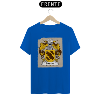 Nome do produto Brasão Família Bastos Origem Historia Camiseta Sobrenome