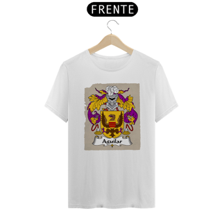 Nome do produto Camiseta Brasão Família Aguilar Sobrenomes Heráldica 