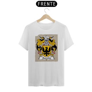 Nome do produto Camiseta Brasão Família Azevedo Sobrenomes Símbolos