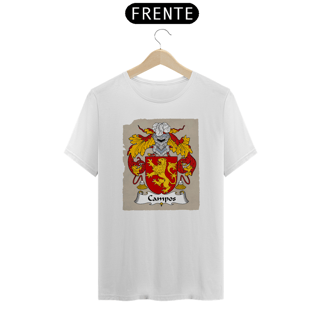 Nome do produto Camiseta Brasão Família Campos Sobrenomes Símbolos