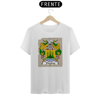 Nome do produto Brasão Família Viveiros Origem Camiseta Sobrenome