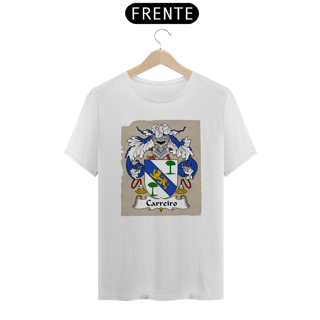 Nome do produto Brasão Família Carreiro Camiseta Sobrenome Origem