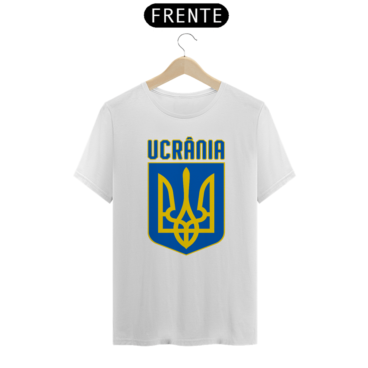 Nome do produto: Camiseta Brasão Ucrânia Países Tradição Ucraniana