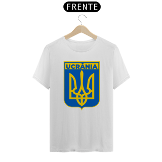 Nome do produto Brasão Bandeira Ucrânia | Camiseta Bandeira Países