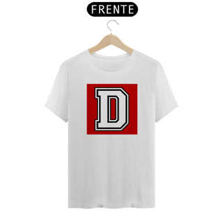 Nome do produto Letra D Alfabeto Camiseta Inicial Nome