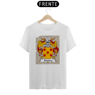Nome do produto Brasão Família Tavares Origem Historia Camiseta Sobrenome 