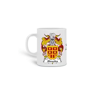 Nome do produto Brasão Família Almeida | Caneca Origem Sobrenome