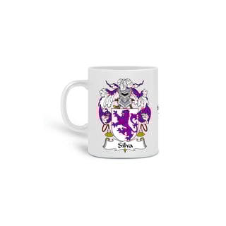 Nome do produto Brasão Família Silva | Caneca Origem Historia Sobrenome