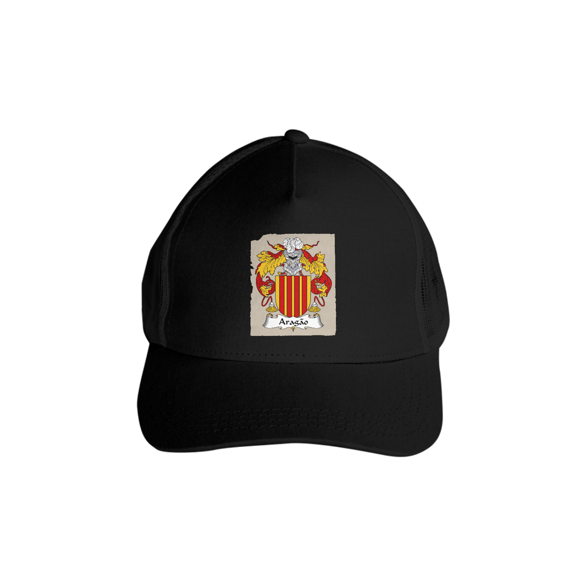 Nome do produto: Boné Brasão Família Aragão Sobrenomes Simbolos