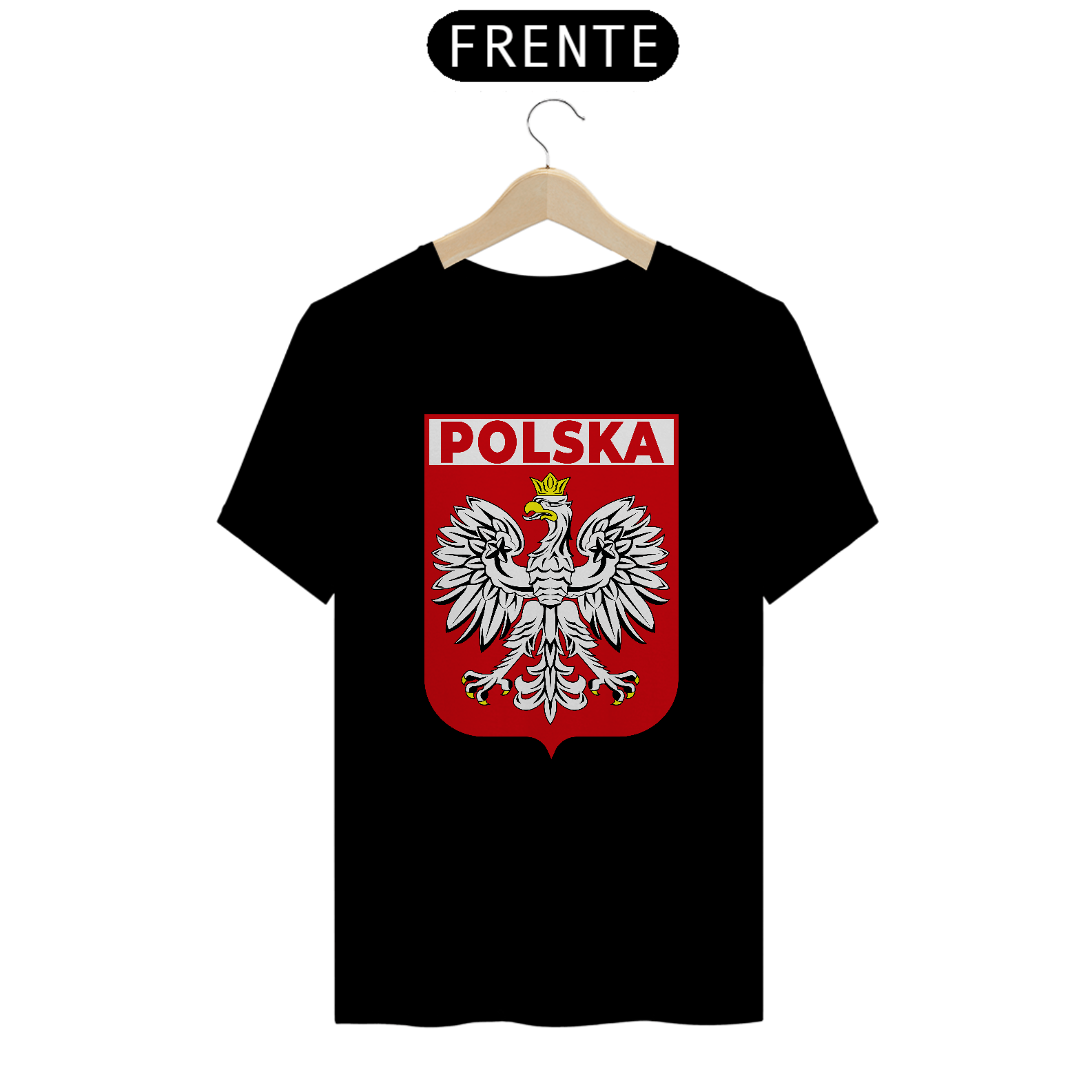 Camiseta Brasão Polônia Polska Símbolo Polonês Países 