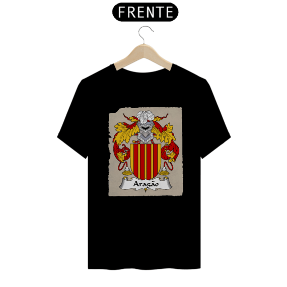 Camiseta Família Aragão Brasão de Armas Sobrenomes