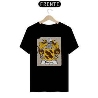 Nome do produto Brasão Família Bastos Origem Historia Camiseta Sobrenome