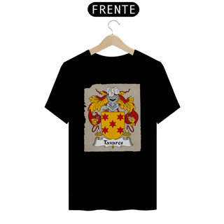 Nome do produto Brasão Família Tavares Origem Historia Camiseta Sobrenome 