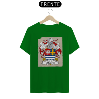 Nome do produto Camiseta Brasão Alvares Sobrenomes Famílias 