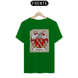 Nome do produto Camiseta Brasão Família Amorim Heráldica  Sobrenomes Símbolo