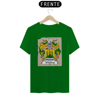 Nome do produto Brasão Família Viveiros Origem Camiseta Sobrenome