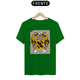 Nome do produto Brasão Família Bastos Origem Historia Camiseta Sobrenome