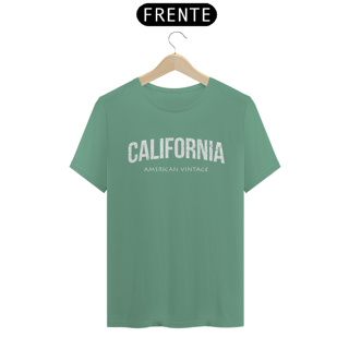 Nome do produto California American Vintage Estonado Retro Camiseta