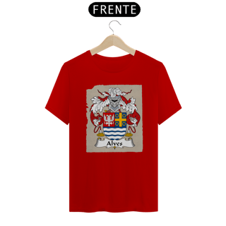 Nome do produto Camiseta Brasão Família Alves Sobrenomes Heráldica 