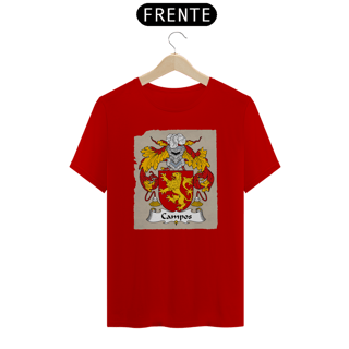 Nome do produto Camiseta Brasão Família Campos Sobrenomes Símbolos