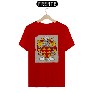 Nome do produto Brasão Família Vieira Origem Historia | Camiseta Sobrenome