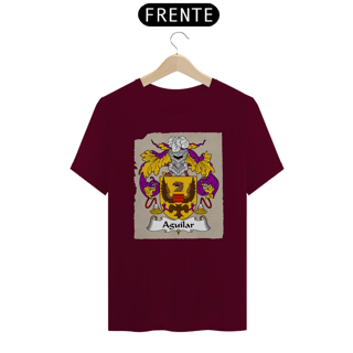 Nome do produto Camiseta Brasão Família Aguilar Sobrenomes Heráldica 
