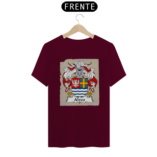 Nome do produto Camiseta Brasão Família Alves Sobrenomes Heráldica 