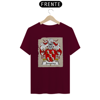 Nome do produto Camiseta Brasão Família Amorim Heráldica  Sobrenomes Símbolo