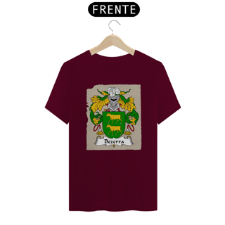 Nome do produto Camiseta Brasão Família Bezerra Sobrenomes Heráldica 